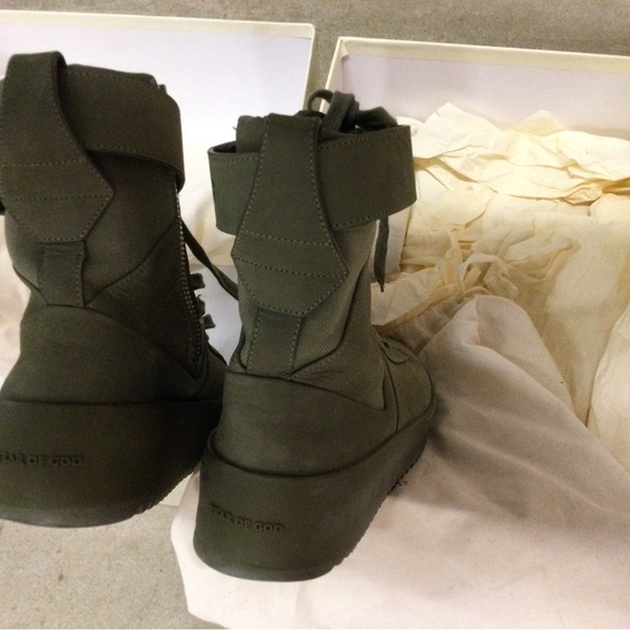 Olive Green High-Top Sneakers main image 6